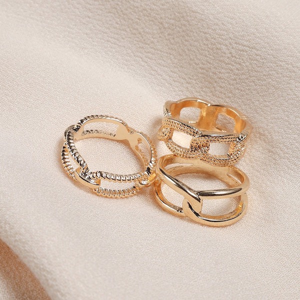 Oxidized Lattice Silver Bangles